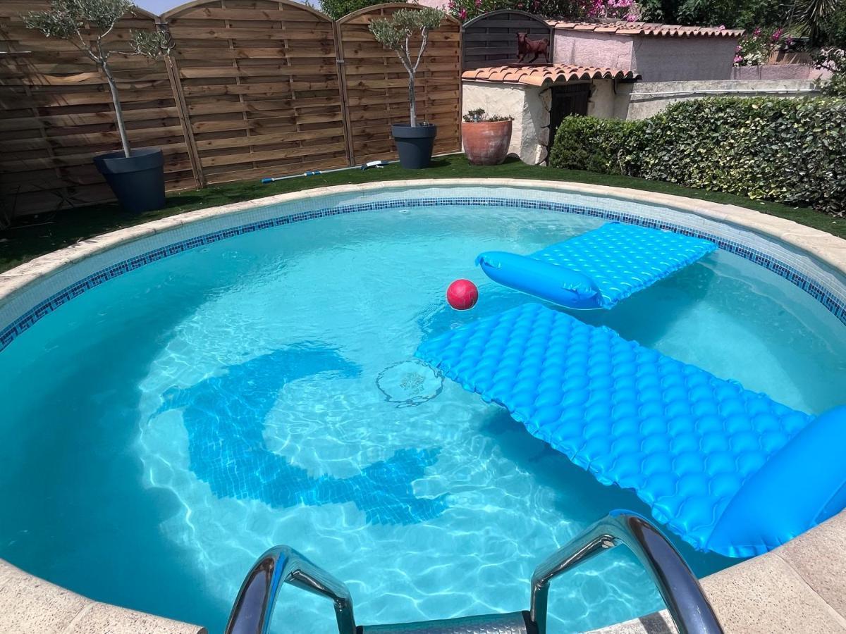 Piscine Cosy, 3 Chambres, 3 Sdb, Havre De Paix A 10 Min Des Plages Mauguio Luaran gambar
